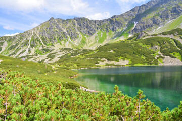 The Valley of Five Polish Ponds in Tatra mountains, Poland.