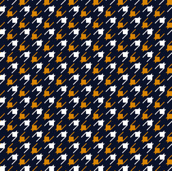 Houndstooth seamless pattern. Vintage textile texture. Classic fashion. crowbars images pattern.