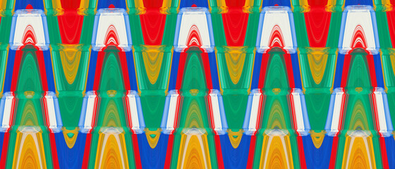 Ornamental paint pattern