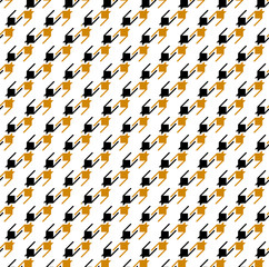 Houndstooth seamless pattern. Vintage textile texture. Classic fashion. crowbars images pattern.