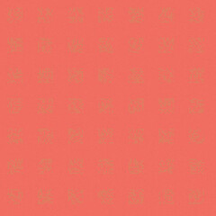 Abstract Color Halftone Dots generative art background illustration