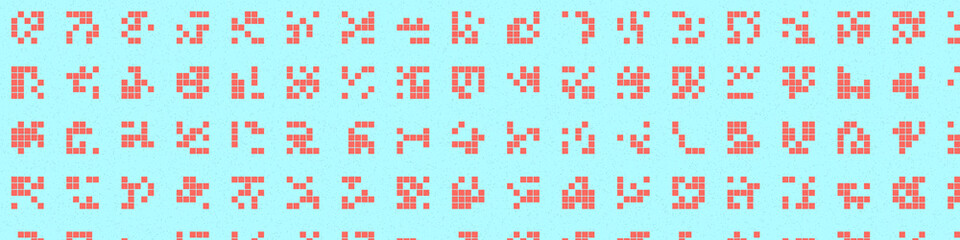 Abstract Color Halftone Dots generative art background illustration