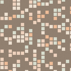 Abstract Color Halftone Dots generative art background illustration