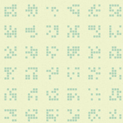 Abstract Color Halftone Dots generative art background illustration