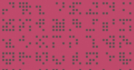 Abstract Color Halftone Dots generative art background illustration