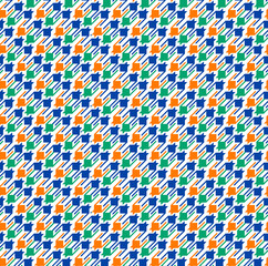Houndstooth seamless pattern. Vintage textile texture. Classic fashion. crowbars images pattern.