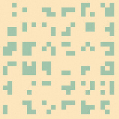 Abstract Color Halftone Dots generative art background illustration