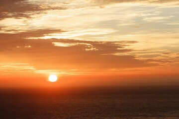 Sunrise at the Atlantic Ocean