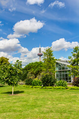 Palmengarten und Europaturm in Frankfurt am Main