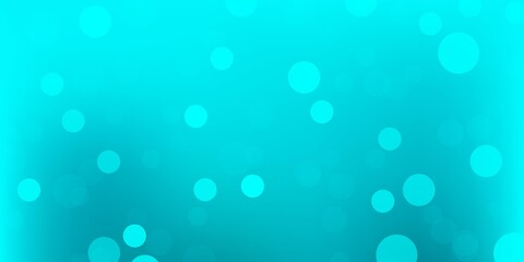 Obraz premium Light green vector texture with disks.