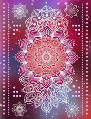 Mandala set and other elements. Vector illustration. Mandala tattoo.