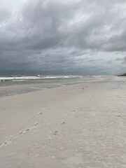 Hurricane Sally on Emerald Coast Beach Florida 