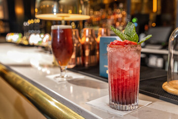 Fresh cocktail for hot weather signature