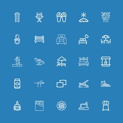 Editable 25 relax icons for web and mobile