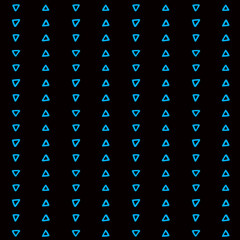 Obraz premium black and cyan blue hand drawn triangle stripes seamless pattern minimal design background great for branding and packaging