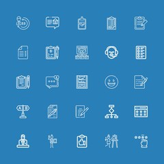 Editable 25 feedback icons for web and mobile