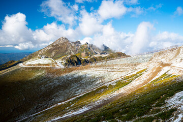 landscape with sky and clouds