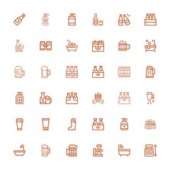 Editable 36 foam icons for web and mobile