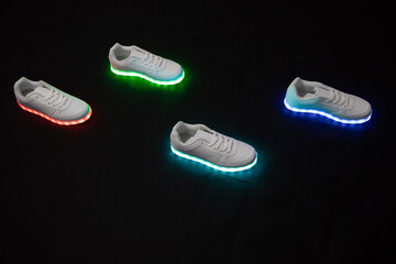 Led Shoes advertising idea concept
