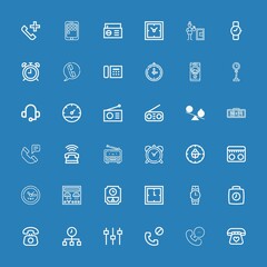 Editable 36 dial icons for web and mobile