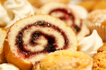 swiss roll cake