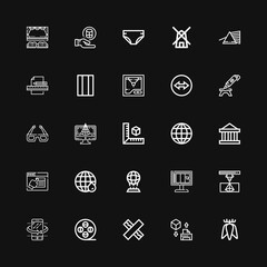 Editable 25 3d icons for web and mobile