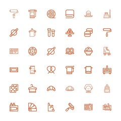 Editable 36 roll icons for web and mobile