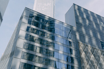 Fototapeta premium Reflections in Moscow city