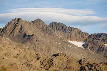 Mountain Peaks, South Georgia Island, Antarctica