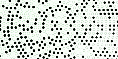 Dark Green vector backdrop with dots. Modern abstract illustration with colorful circle shapes. Pattern for booklets, leaflets.