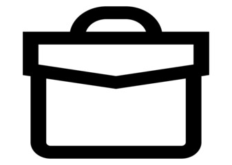 Briefcase icon, Briefcase sign and symbol Design
