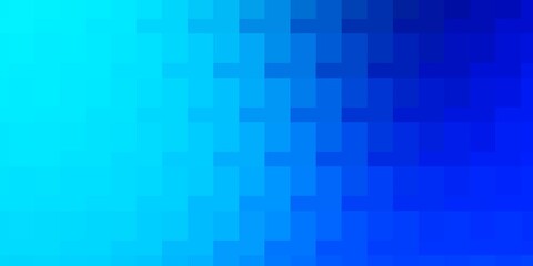 Light BLUE vector texture in rectangular style. Modern design with rectangles in abstract style. Template for cellphones.