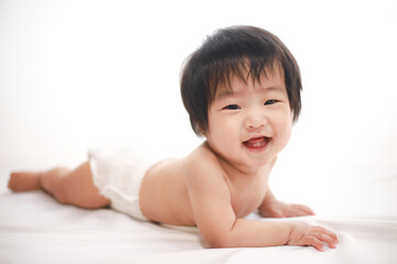 笑顔の赤ちゃん