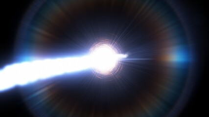 alien planet in space, science fiction landscape, 3d render