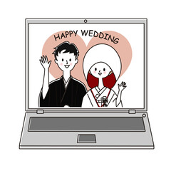 WEB結婚式 和装