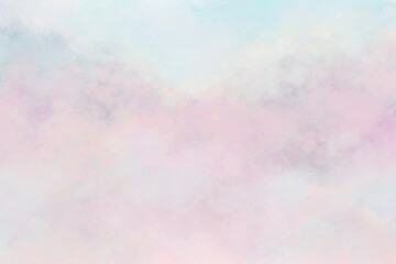 Fototapeta na wymiar Beautiful abstract pastel rose blue white sky design, elegant soft cloudy summer or spring background