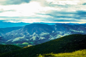 Naklejka premium MONTAÑAS, PAISAJE
