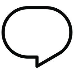 Message icon. mail icon. email icon. chat icon. chatting icon. line style icon. vector illustration. vector icon