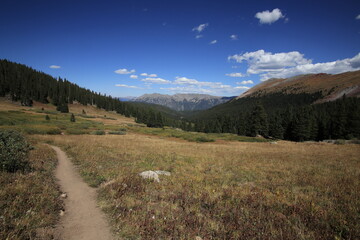 Looking down the valley towards Copper Mountain