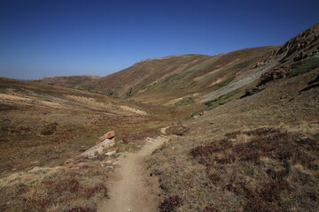 Kokomo Pass in the Colorado Rocky Mountains on the Continental Divide Trail