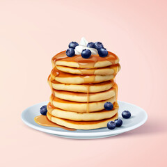 Fluffy pancake element