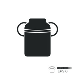 Milk tank icon. Vector icon design isolated. Usable for packaging element, sign, and logo
