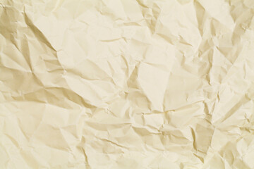 yellow crumpled paper background, texture for web design screensavers.
