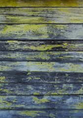 Wooden yellow gray background of planks