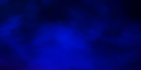 Dark Blue, Red vector template with sky, clouds. Illustration in abstract style with gradient clouds. Beautiful layout for uidesign.