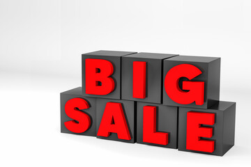 3D text big sale