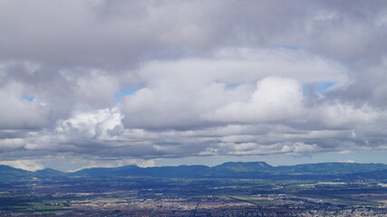 Panoramic view of Bogota Colombia.
