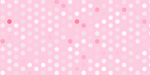 Light red vector background with spots.