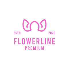 Flower Symbol Logo design Vector