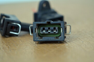 Photo of car speed sensor connector